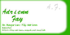 adrienn fay business card